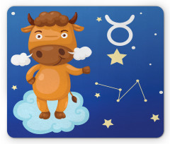 Bull on a Cloud Mouse Pad