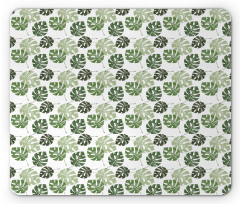 Tropical Jungle Leaves Mouse Pad