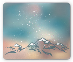 Milky Way and Himalayas Mouse Pad