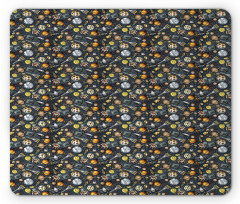 Outer Space Pattern Mouse Pad