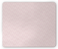 Soft Pinkish Motif Mouse Pad