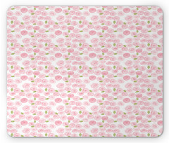 Bridal Roses Field Art Mouse Pad