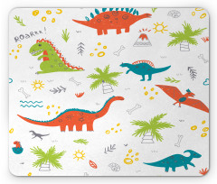 Prehistoric Wildlife Mouse Pad