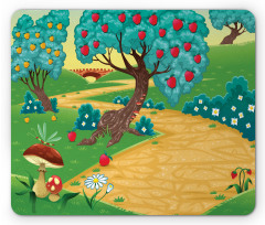 Apple Tree and Dragonfly Mouse Pad