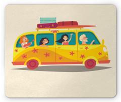 Hippies on Summer Van Mouse Pad