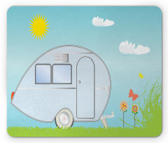 Summer Vacation Theme Mouse Pad