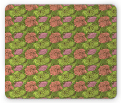 Vintage Floral Grunge Mouse Pad