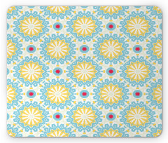 Vintage Floral Ethnic Mouse Pad