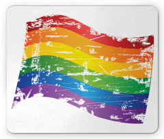 Gay Pride Flag Mouse Pad