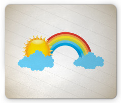 Sun over Clouds Mouse Pad