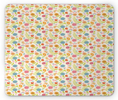 Cheerful Spring Theme Mouse Pad