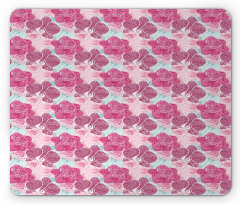 Orchid Grunge Mouse Pad