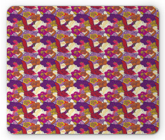 Vibrant Vintage Orchid Mouse Pad