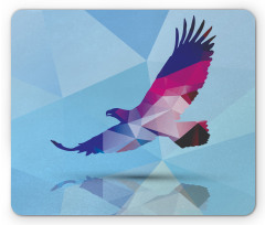 Polygonal Bird Design Mouse Pad