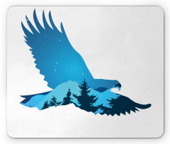 Bird Silhouette Design Mouse Pad