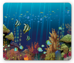 Coral Reef Fishes Mouse Pad