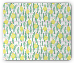 Lemon Leaves Mouse Pad