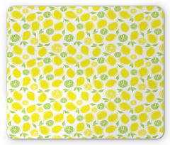 Simplistic Citrus Fruits Mouse Pad