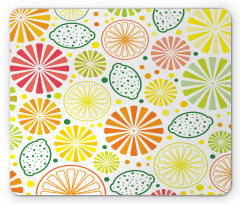 Tropical Clementine Mouse Pad