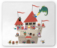 Cartoon Kingdom Dragon Mouse Pad