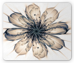 Close-up Fractal Flower Mouse Pad