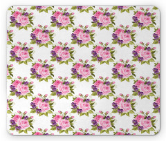 Buds Violet Pansies Mouse Pad