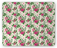 Plumeria and Hibiscus Mouse Pad