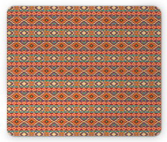 Peru Folk Pastel Motifs Mouse Pad