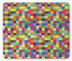 Patchwork Puzzle Piece Mouse Pad