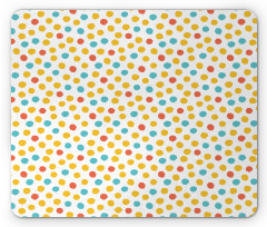 Colorful Dot Pattern Mouse Pad