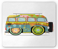 Hippie Campervan Mouse Pad