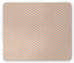 Rainbow Circles Mouse Pad