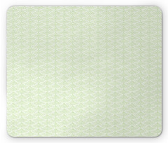 Green Arcs of Stars Mouse Pad