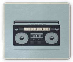 1980s Boombox Image Mouse Pad