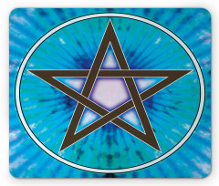 Interlaced Pentagram Mouse Pad