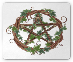 Vine Wreath with Ivy Mouse Pad