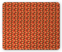 Half Piece Pattern Mouse Pad