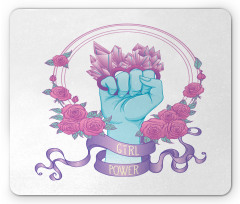 Fist Female Power Mouse Pad