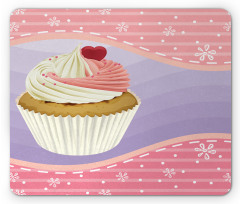 Yummy Pastry Floral Mouse Pad