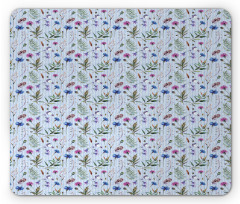 Spring Floral Motifs Mouse Pad