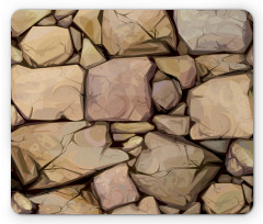 Cottage Stone Wall Mouse Pad