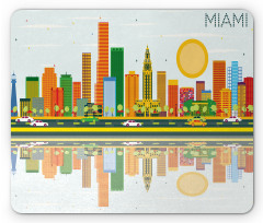 American City Skyline Mouse Pad