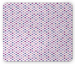 Diagonal Squares Mesh Mouse Pad