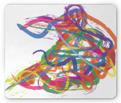 Abstract Art Dancer Mouse Pad