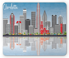 Charlotte Skyline Mouse Pad