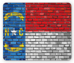 North Carolina Brick Wall Mouse Pad