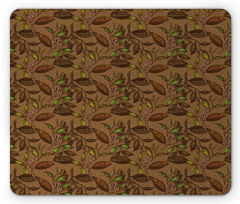 Cocoa Plants Growth Theme Mouse Pad