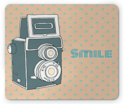 Nostalgic Smile Calligraphy Mouse Pad