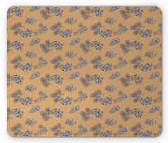 Vintage Style Branches Mouse Pad