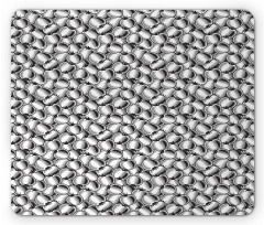 Monochrome Vegetable Pile Mouse Pad